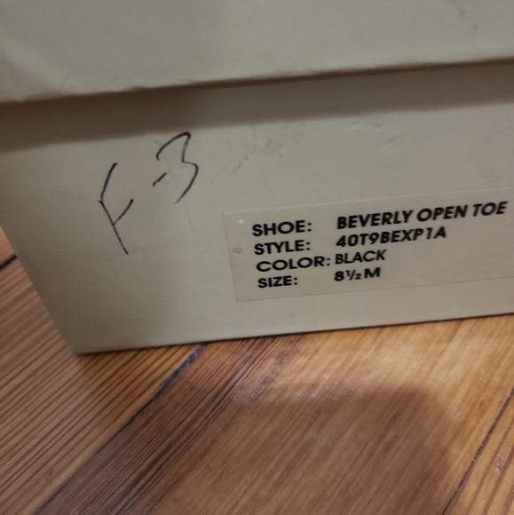 Michael Kors Patent Leather Beverly Open Toe Heels - Picture 9 of 9